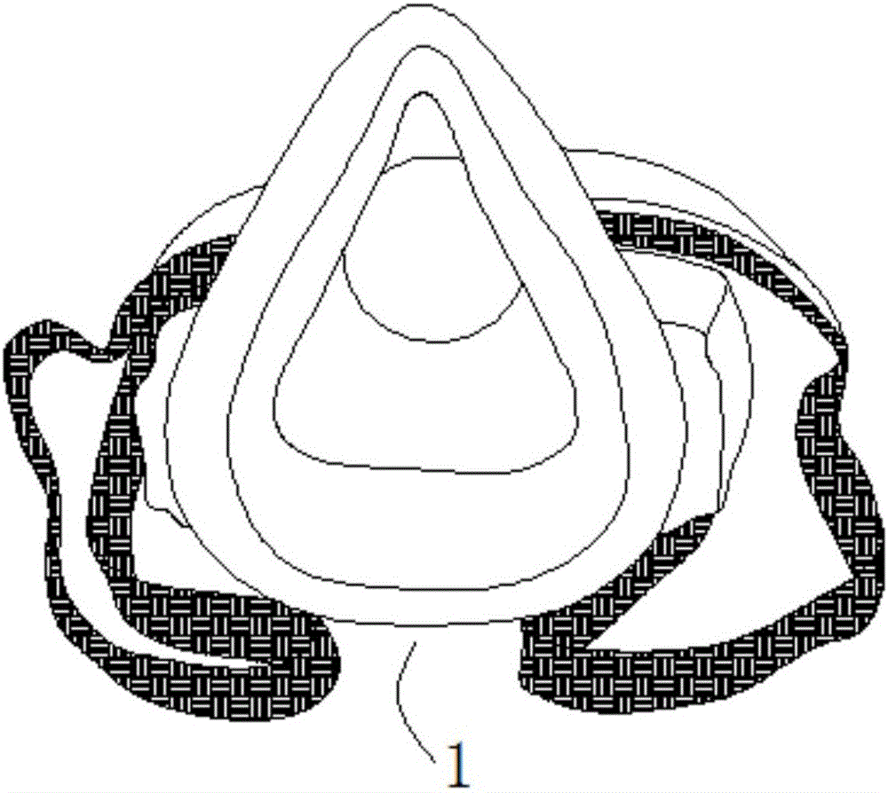 頭戴式隔音口罩的制作方法附圖